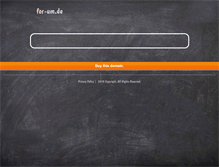 Tablet Screenshot of for-um.de